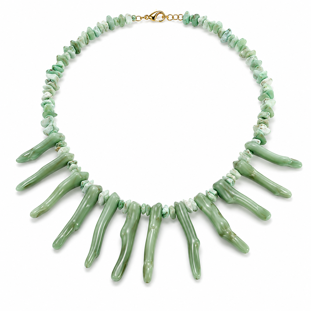 Collar CORAL VERDE CLARO
