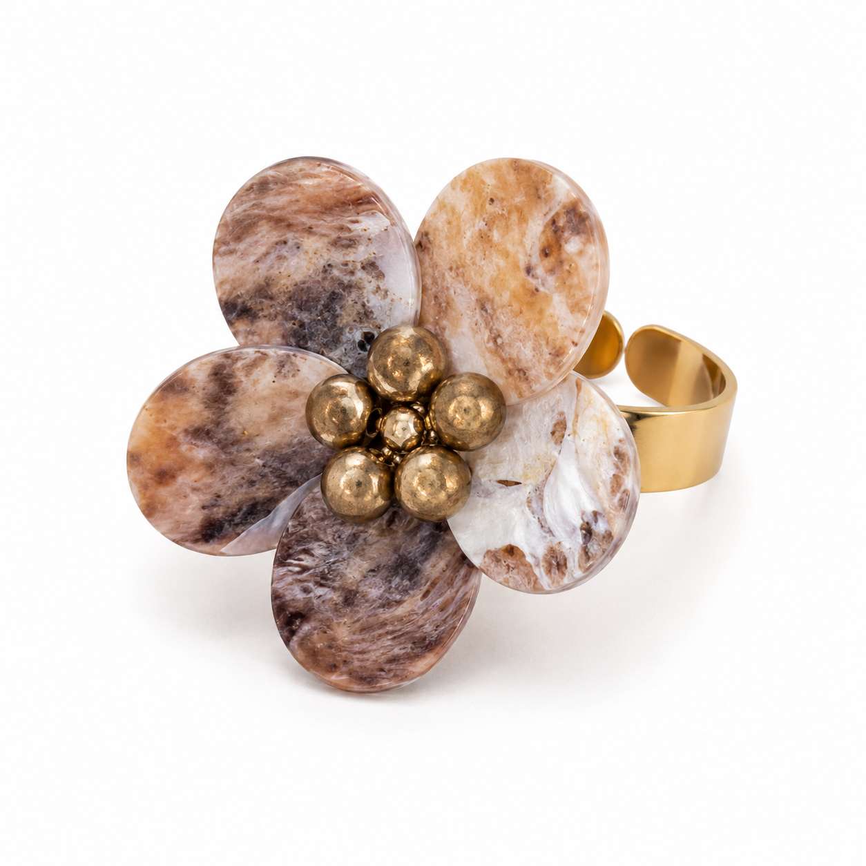 Anillo SHELL GRIS