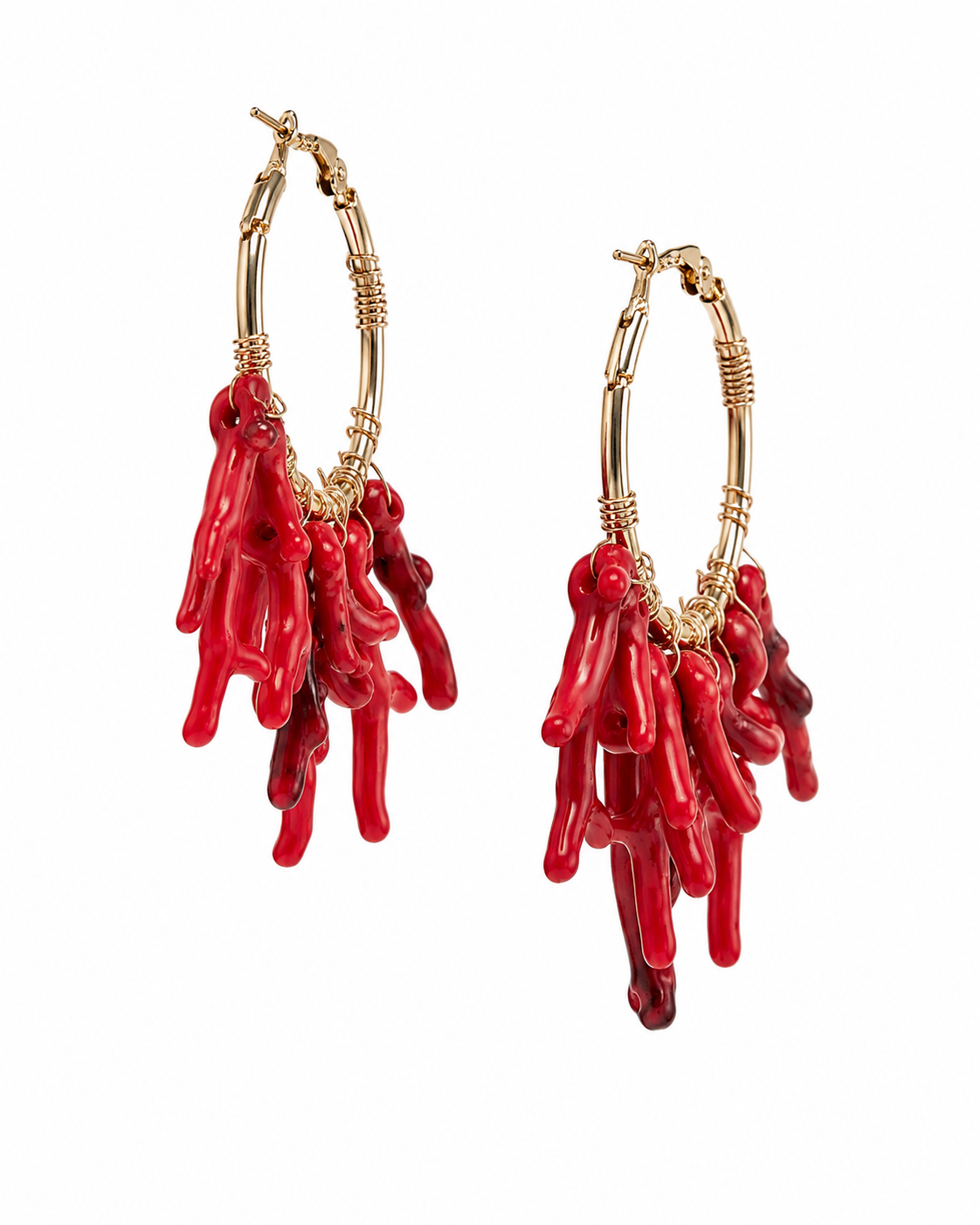 Pendientes CORALIA ROJO