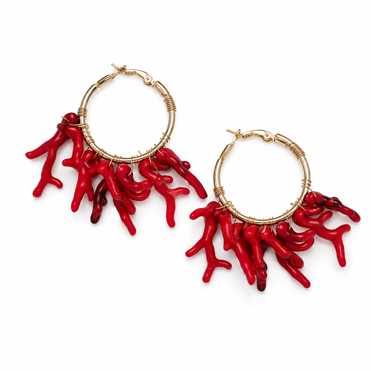 Pendientes CORALIA ROJO