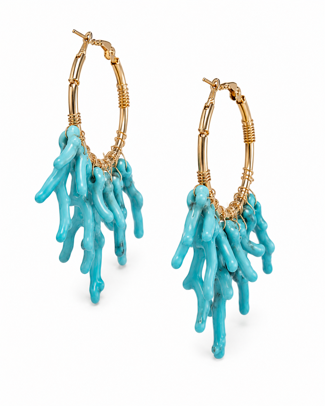 Pendientes CORALIA TURQUESA