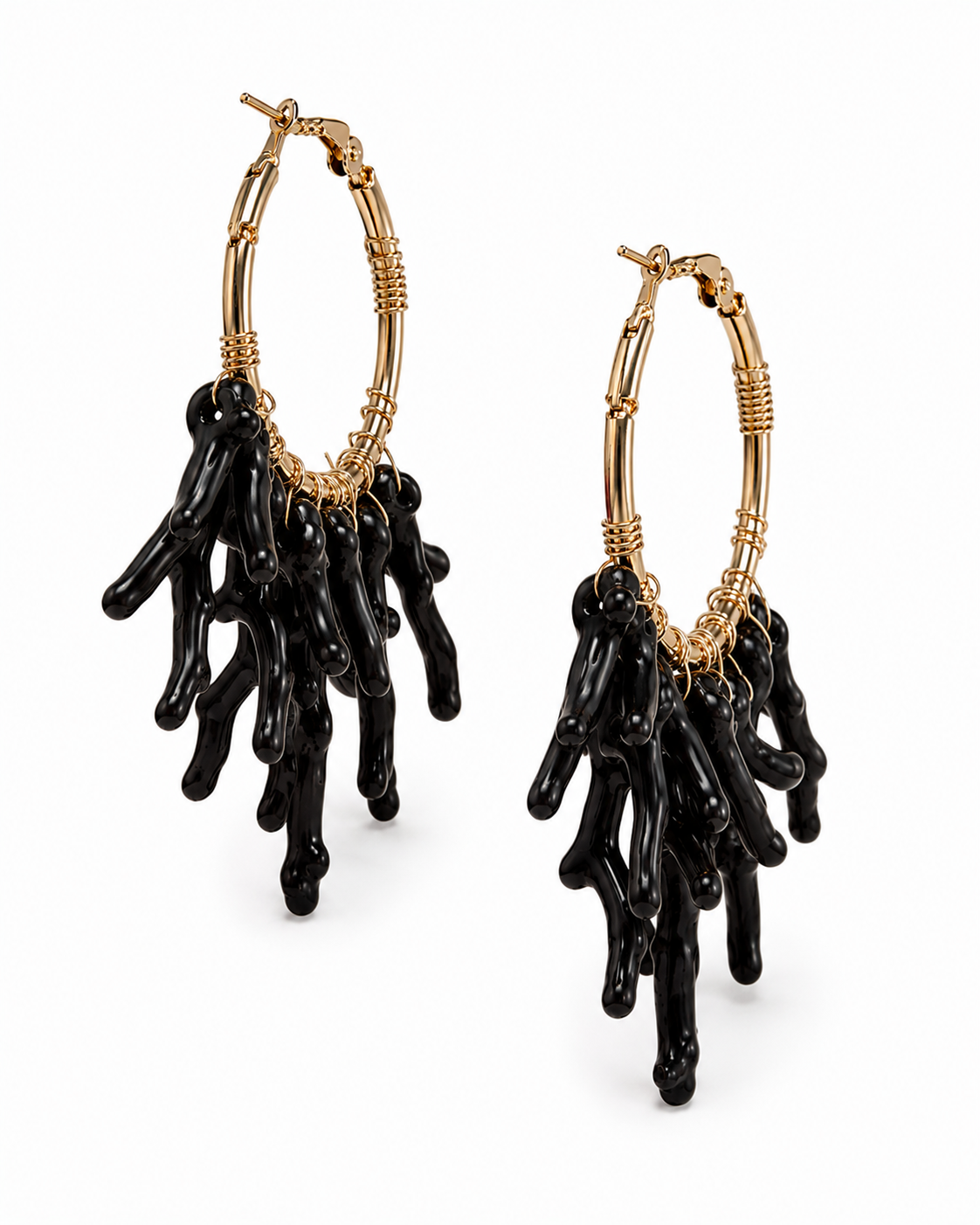 Pendientes CORALIA NEGRO