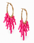 Pendientes CORALIA FUCSIA