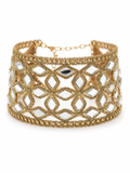 Choker ESPEJO DORADO