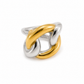 Anillo ESLABÓN BICOLOR