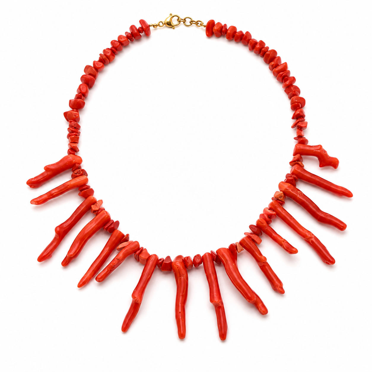 Collar CORAL NARANJA