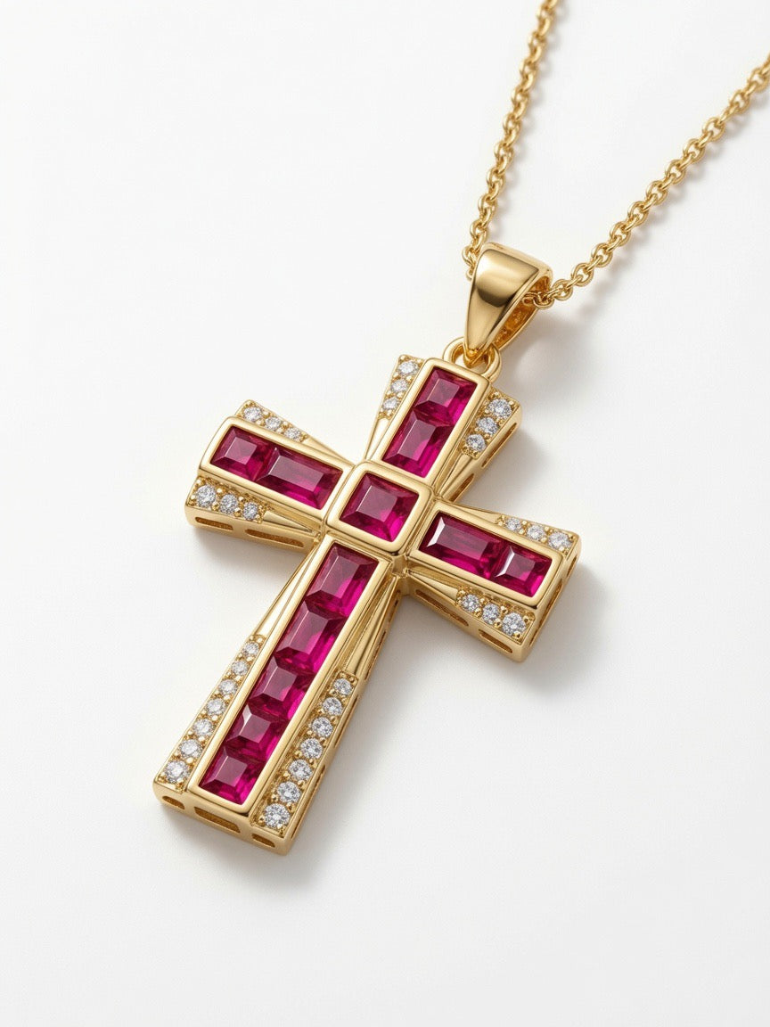 Collar CRUZ RUBÍ