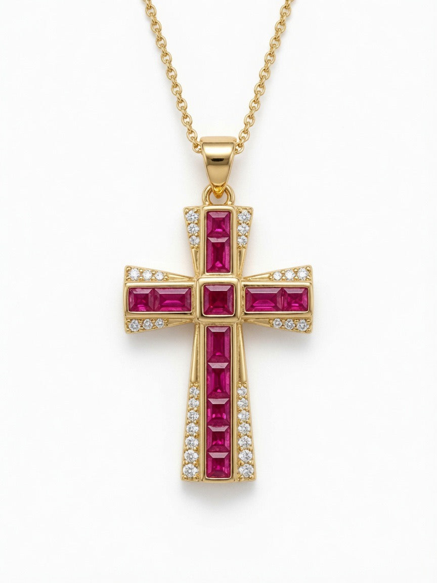 Collar CRUZ RUBÍ