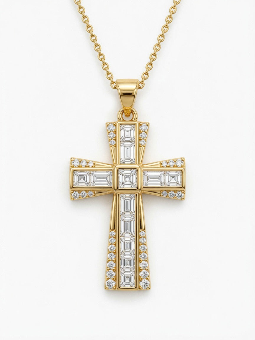 Collar CRUZ CRISTALINA