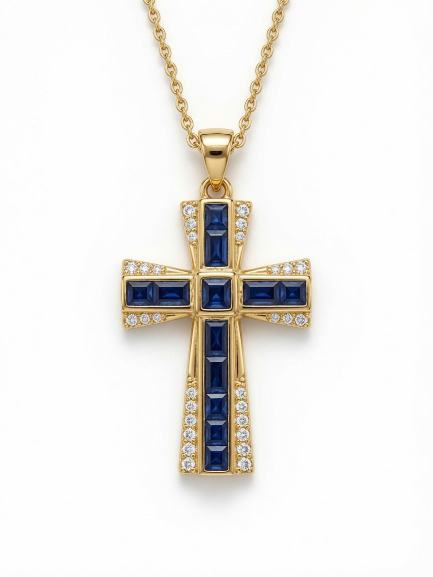 Collar CRUZ ZAFIRO