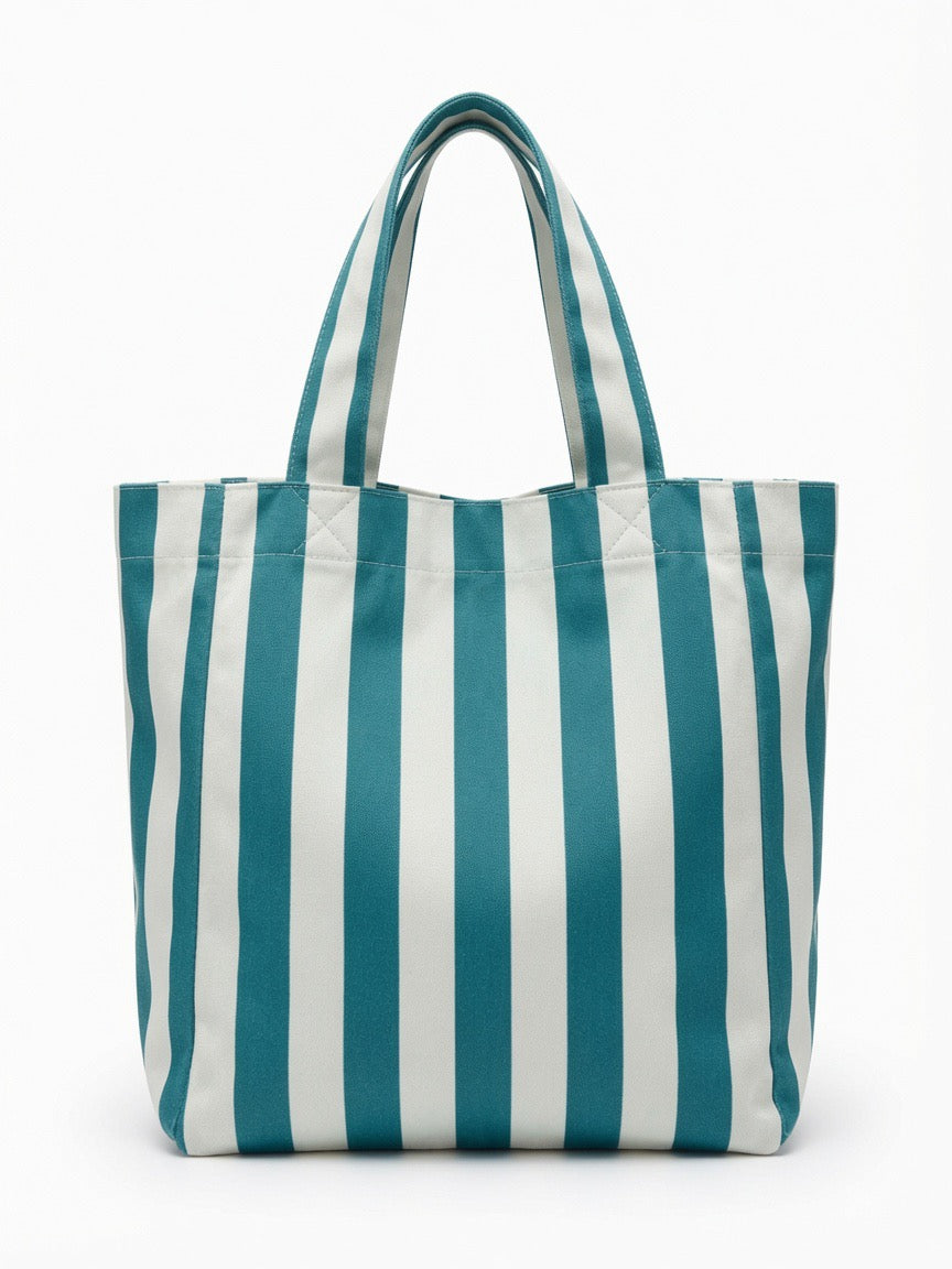 TOTE BAG Azul Petróleo y Celeste