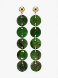 Pendientes NÁCAR VERDE