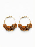 Pendientes SHELL ÁMBAR