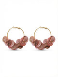 Pendientes SHELL ROSA