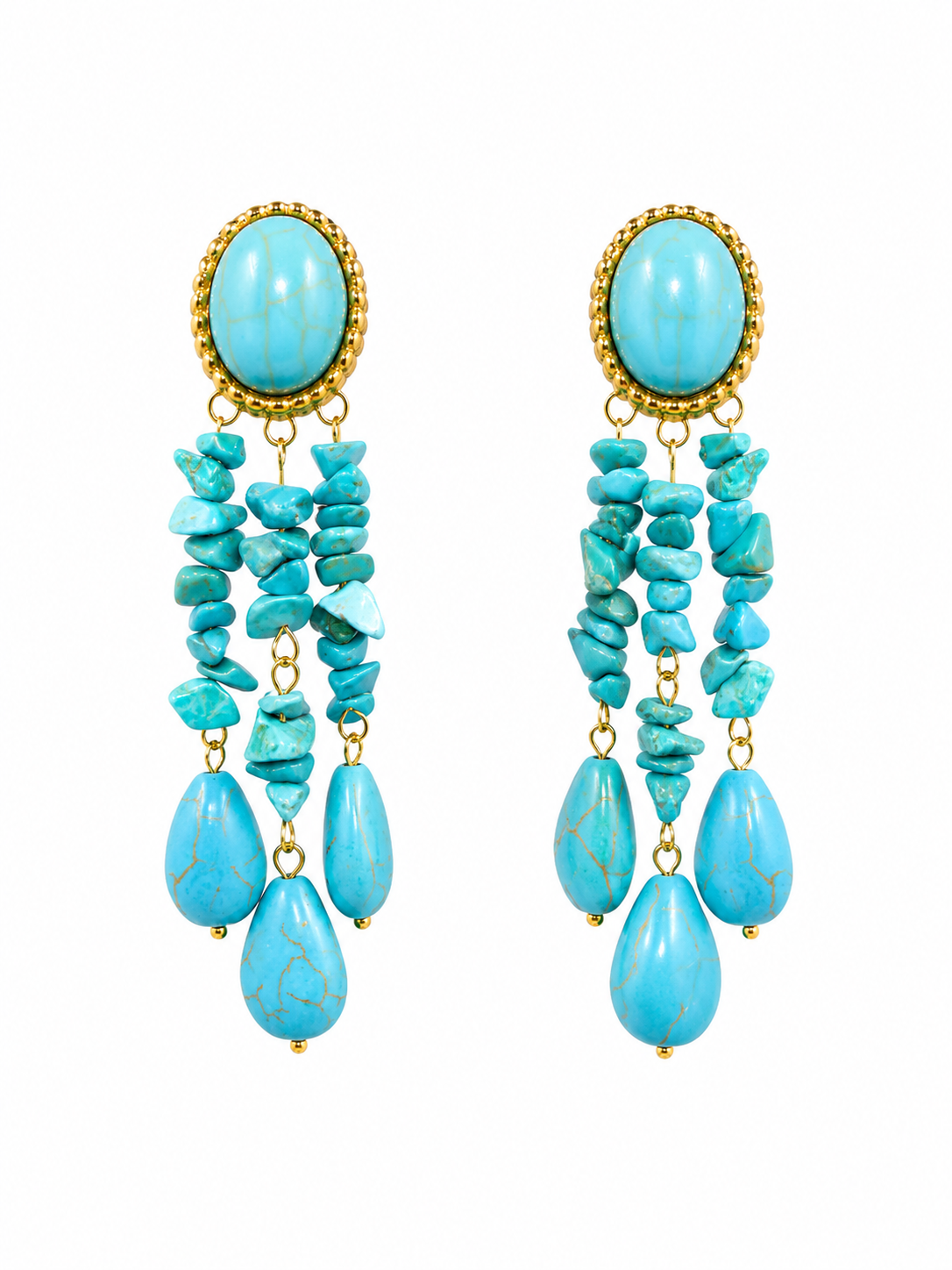 Pendientes TURQUESA 5