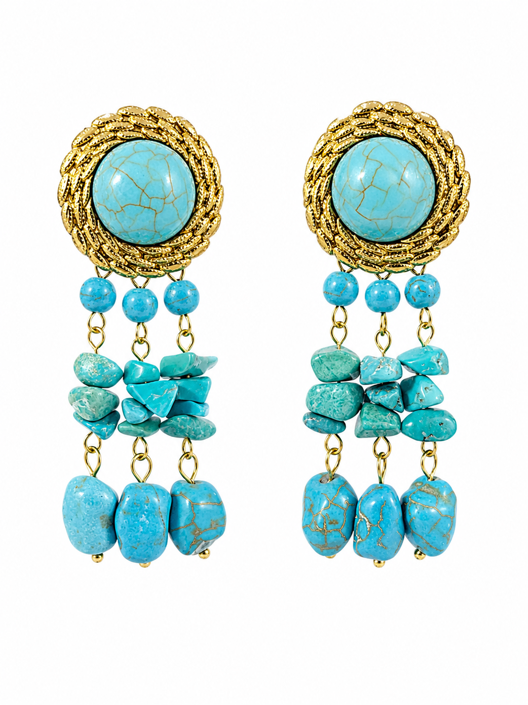 Pendientes TURQUESA 6