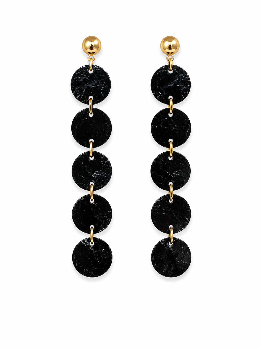 Pendientes NÁCAR NEGRO