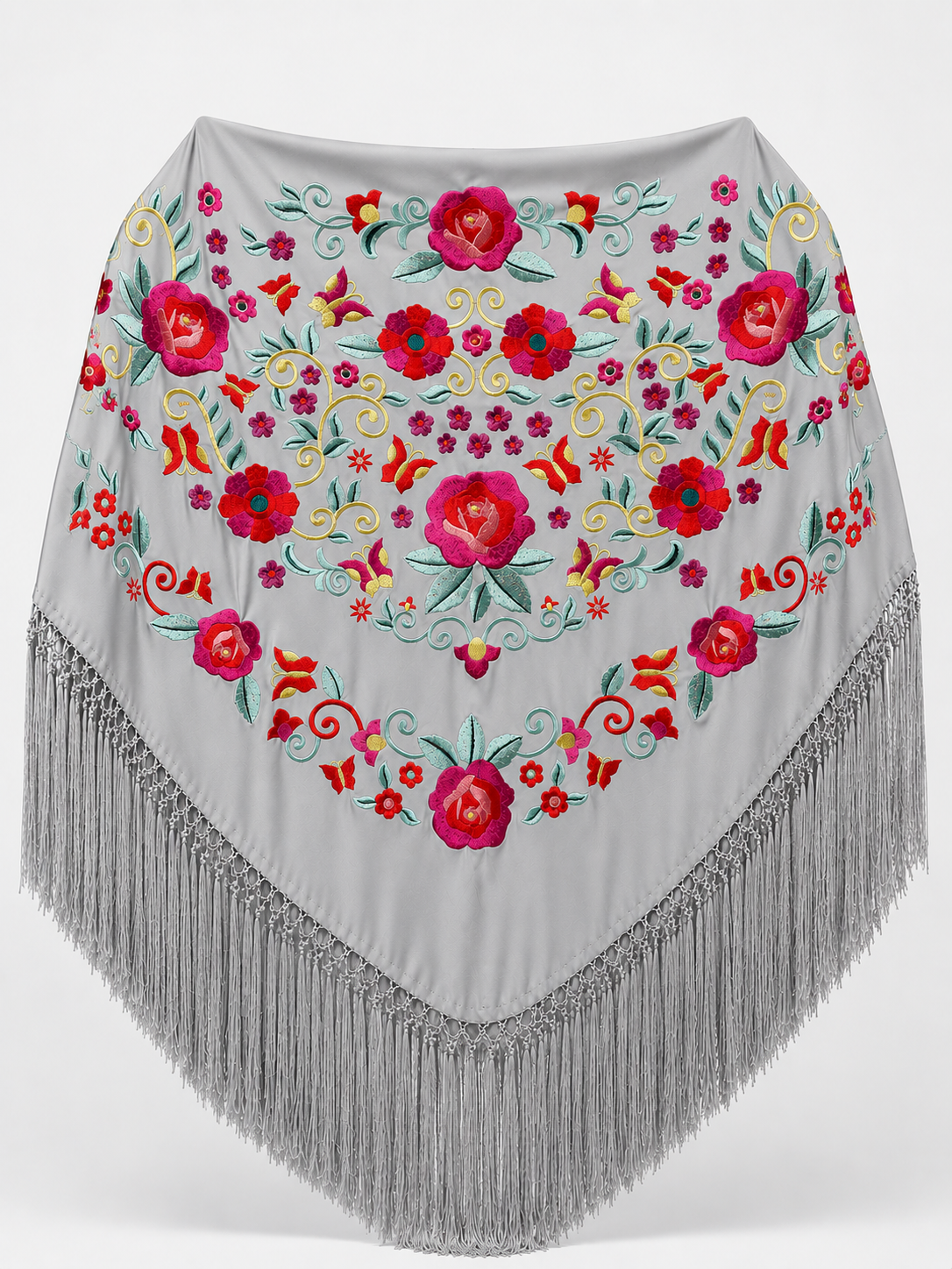 MANTÓN BORDADO A COLOR (Diseño 1)