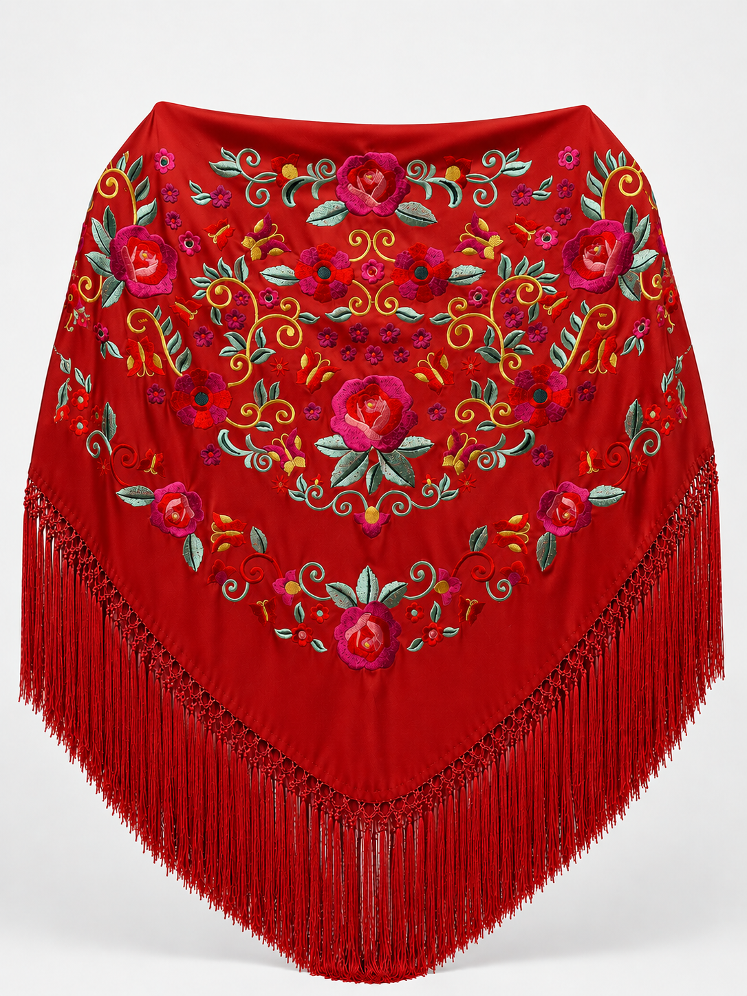 MANTÓN BORDADO A COLOR (Diseño 1)