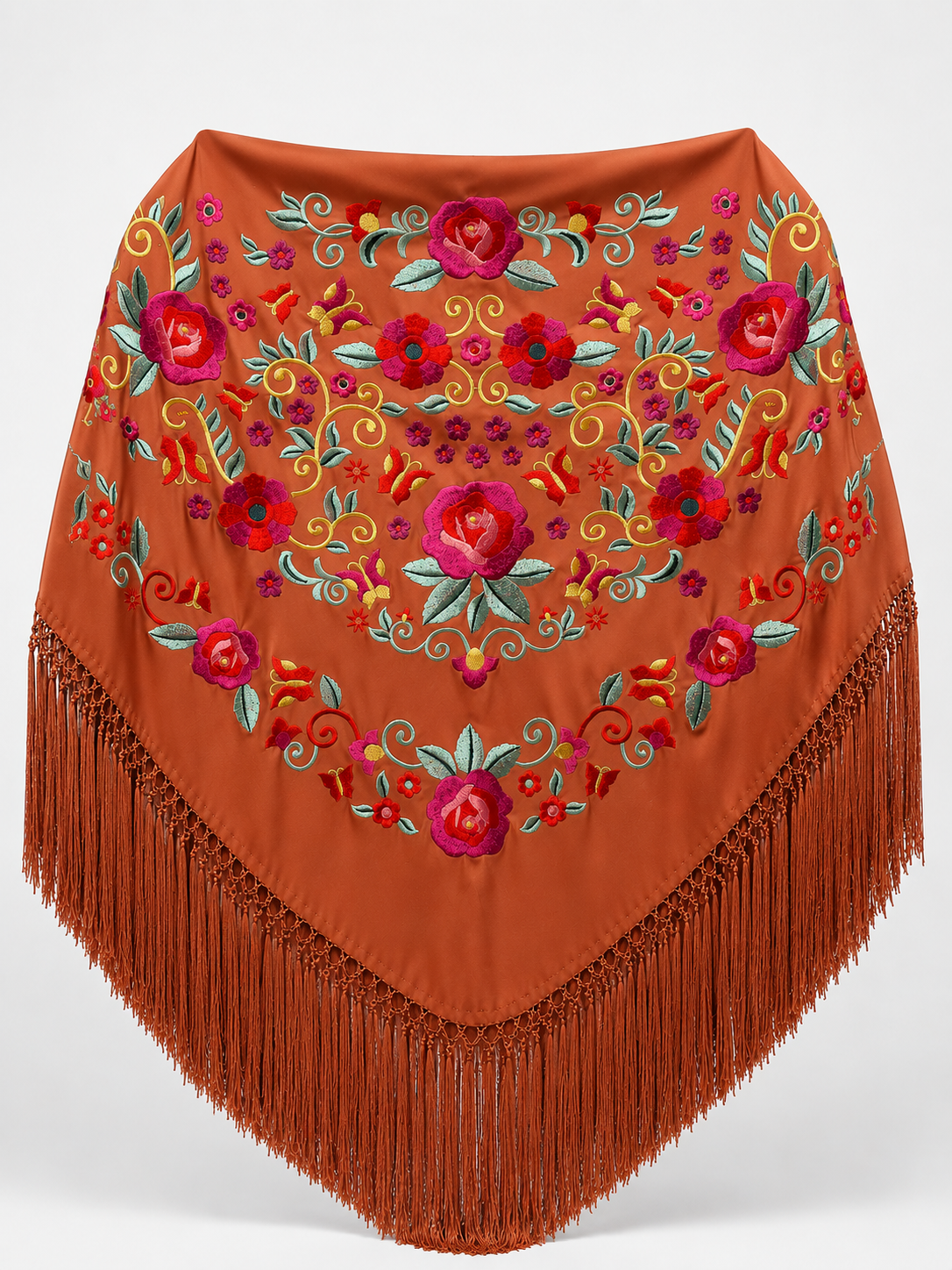 MANTÓN BORDADO A COLOR (Diseño 1)