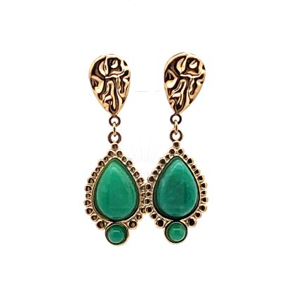 Pendientes Amira Verde