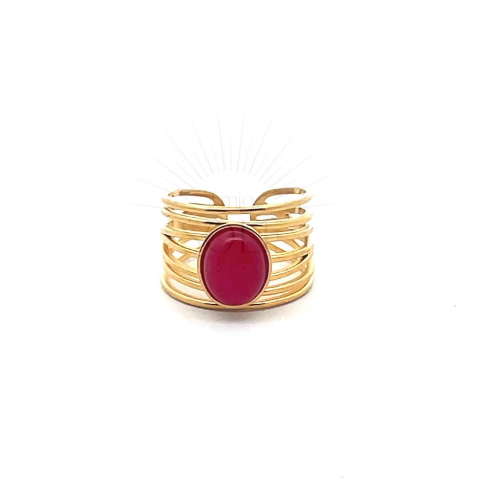 Anillo Avarua Rosa