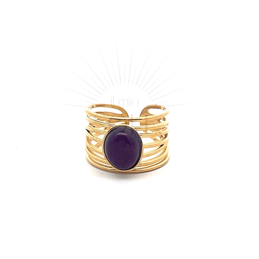 Anillo Avarua Morado