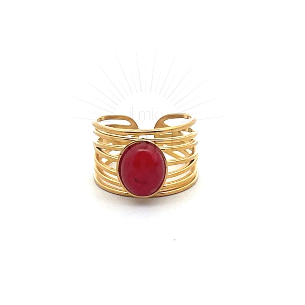 Anillo Avarua Rojo