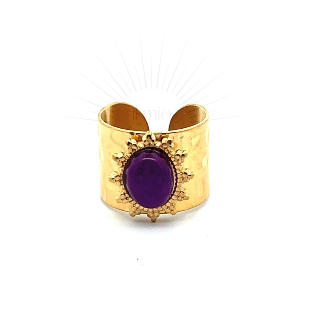 Anillo Saint Morado