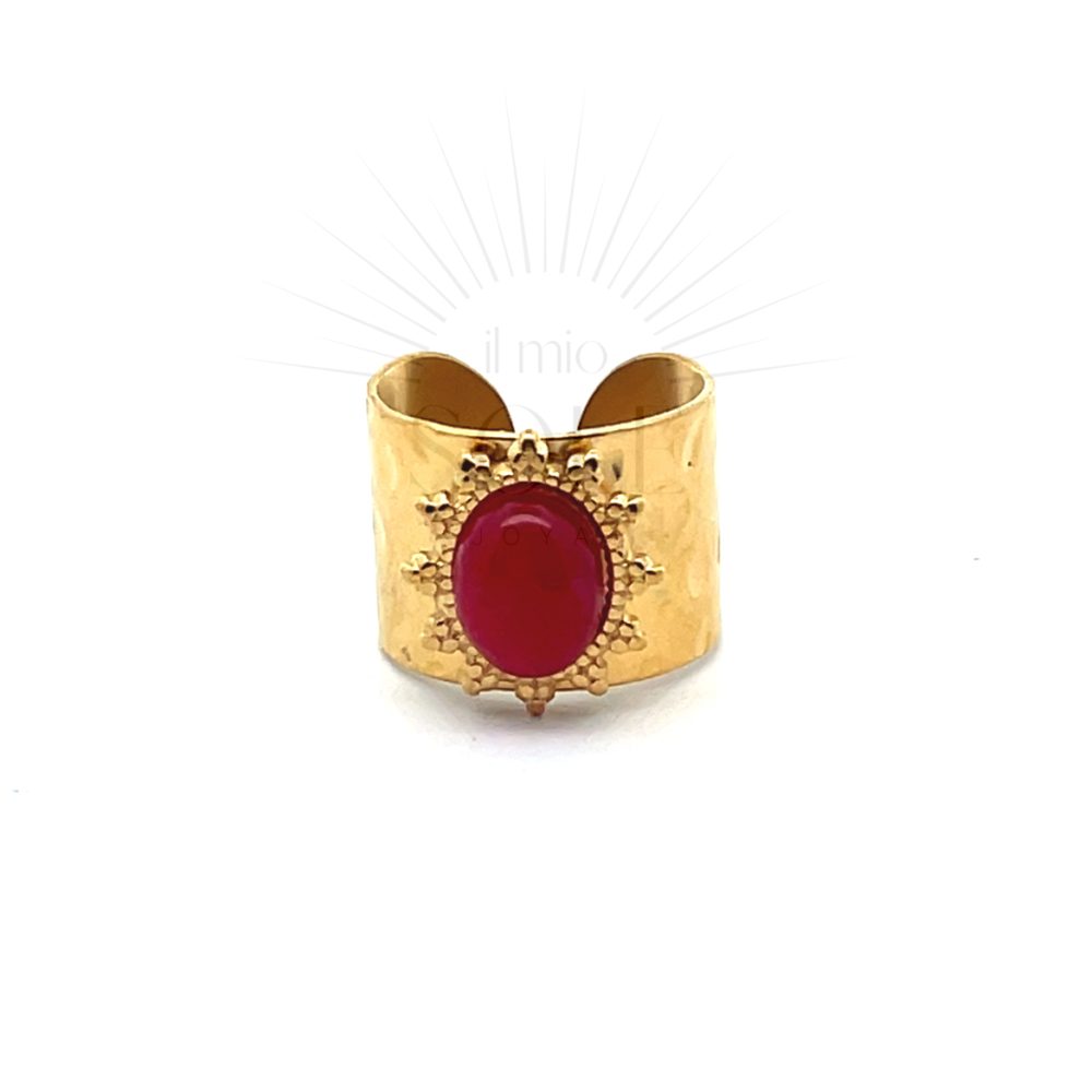 Anillo Saint Rojo